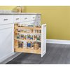 Rev-A-Shelf Rev-A-Shelf - 8 Inch Door/Drawer Base Soft Close Kitchen Cabinet Storage Organizer, Natural Maple Wood 448-BDDSC-8C